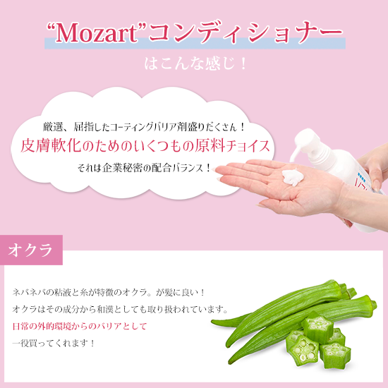 【シャンプー　モーツァルト】shampoo “Mozart”